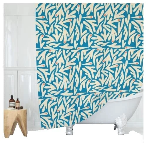 French Country Abstract Shower Curtains