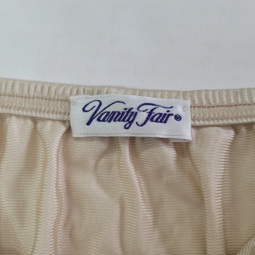 Vanity Fair Slip Mujer S Beige Nylon 28" Borde de Encaje Doble Aberturas Laterales 11-125 EE. UU. - Imagen 4 de 10