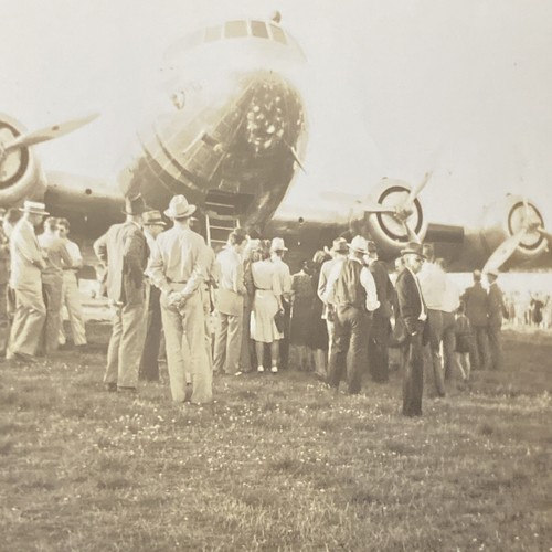 1940 Airplanes Aircraft Airport Crowds of People Aviation Original Photo P13e2 - Picture 7 of 15