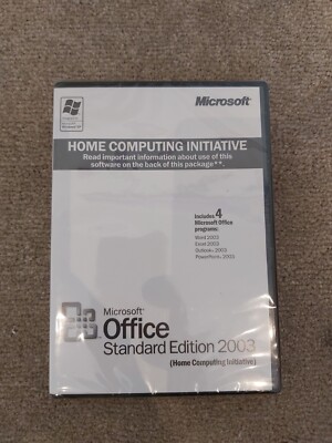 NEU VERSIEGELT Microsoft Office Standard Edition 2003 mit Produkt - versiegelt in Hülle