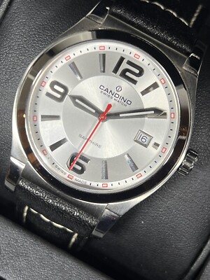 CANDINO Swiss Made Classic Men's Date Quartz Strap Watch C4439/4 WR100m Ø42mm