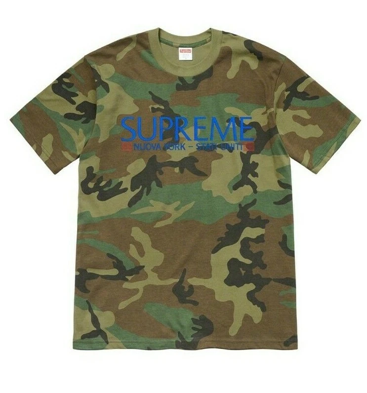 Supreme t shirt camo sales