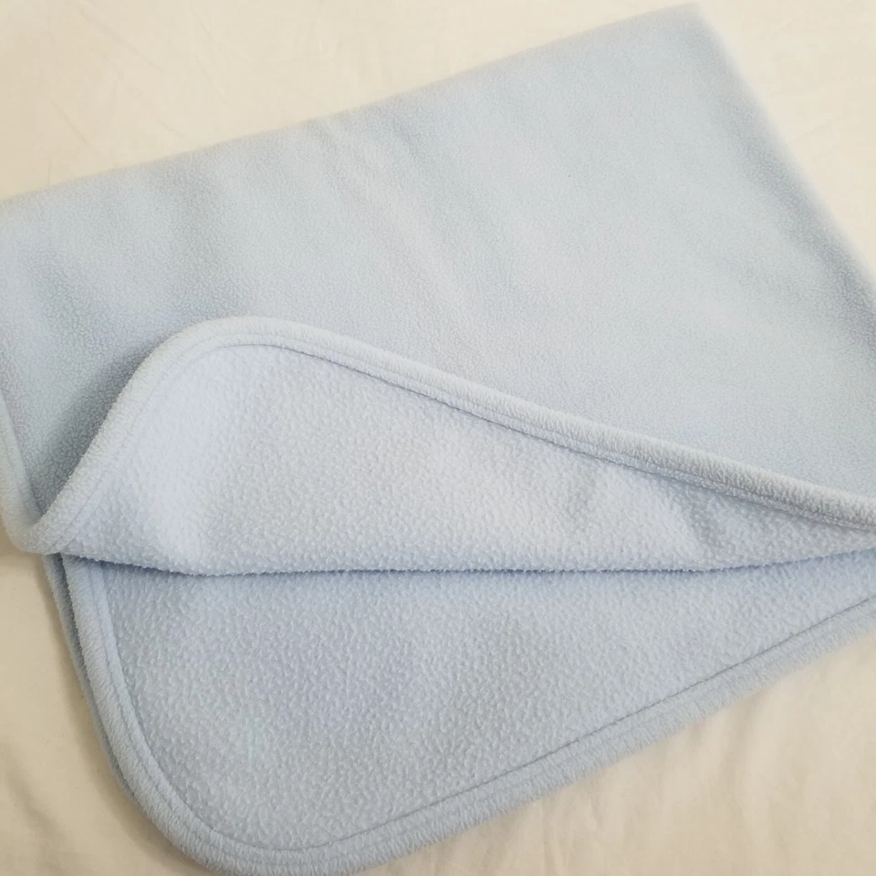 Manta bebé niño Just One Year azul polar 28 x 33" Little All Star béisbol Foto 3 de 4