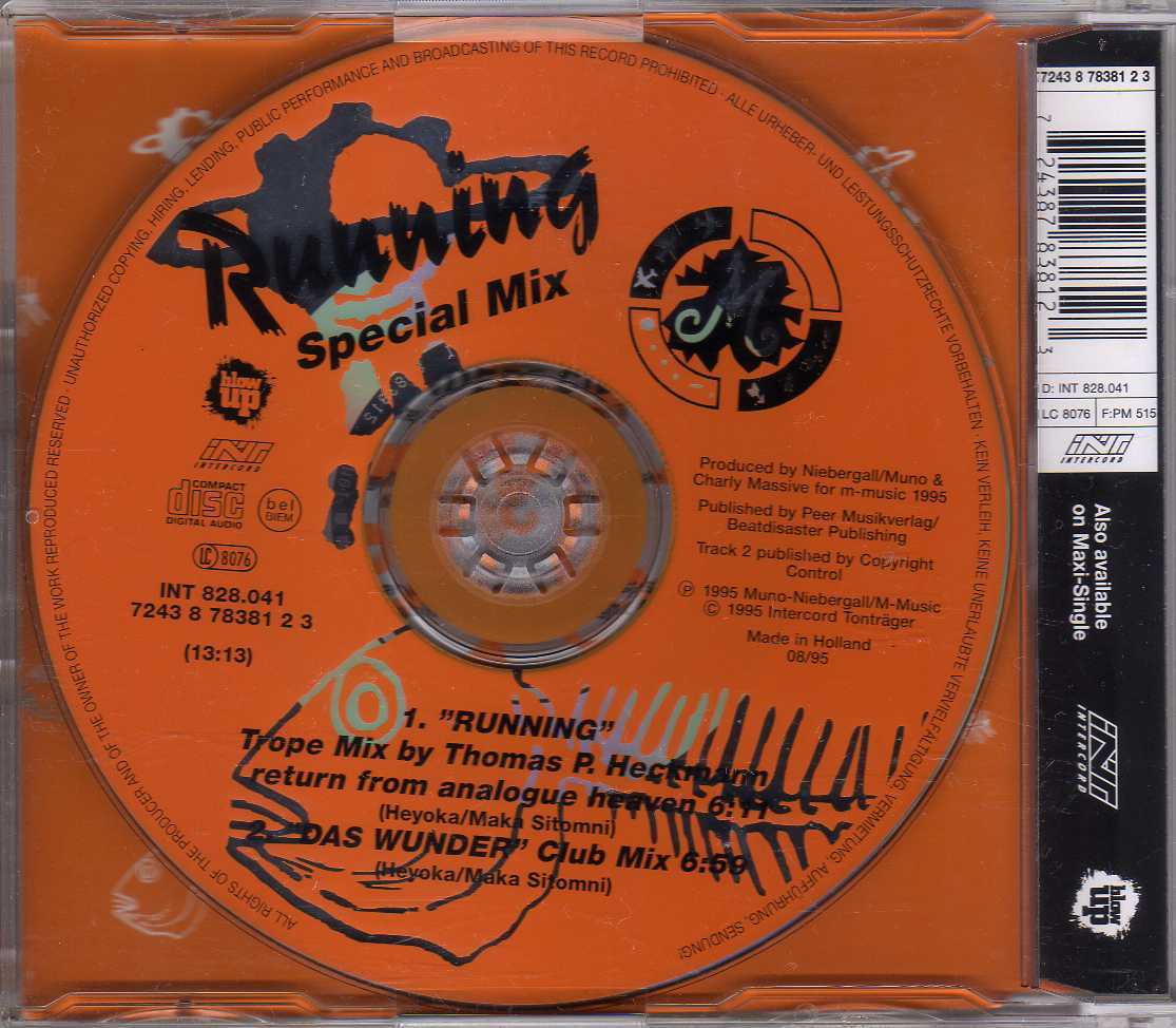 M Running (The Future Is Now!) Special Mix CDM 1995 Thomas P