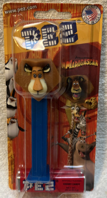 PEZ Madagascar Escape 2 Africa 2008 MOVIE Character Alex CARDED New
