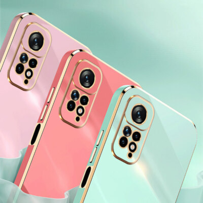 Luxury Shockproof Plating Border Soft Case Cover For Xiaomi Redmi Note 11/Pro/5G