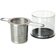 NEW FORLIFE Stainless Folding Handle Tea Infuser with Carrying Case