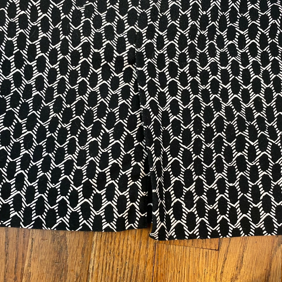 Falda lápiz Adrianna Papell para mujer talla 2 falda recta de carrera negra cremallera trasera Foto 4 de 4