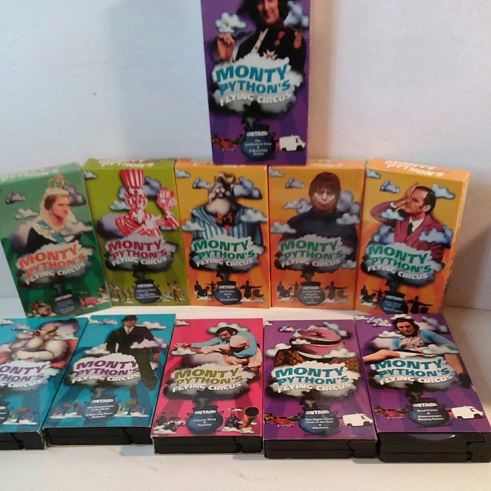 Monty Python's Flying Circus VHS  British Comedy -  11 VHS Tapes - Image 2 of 4