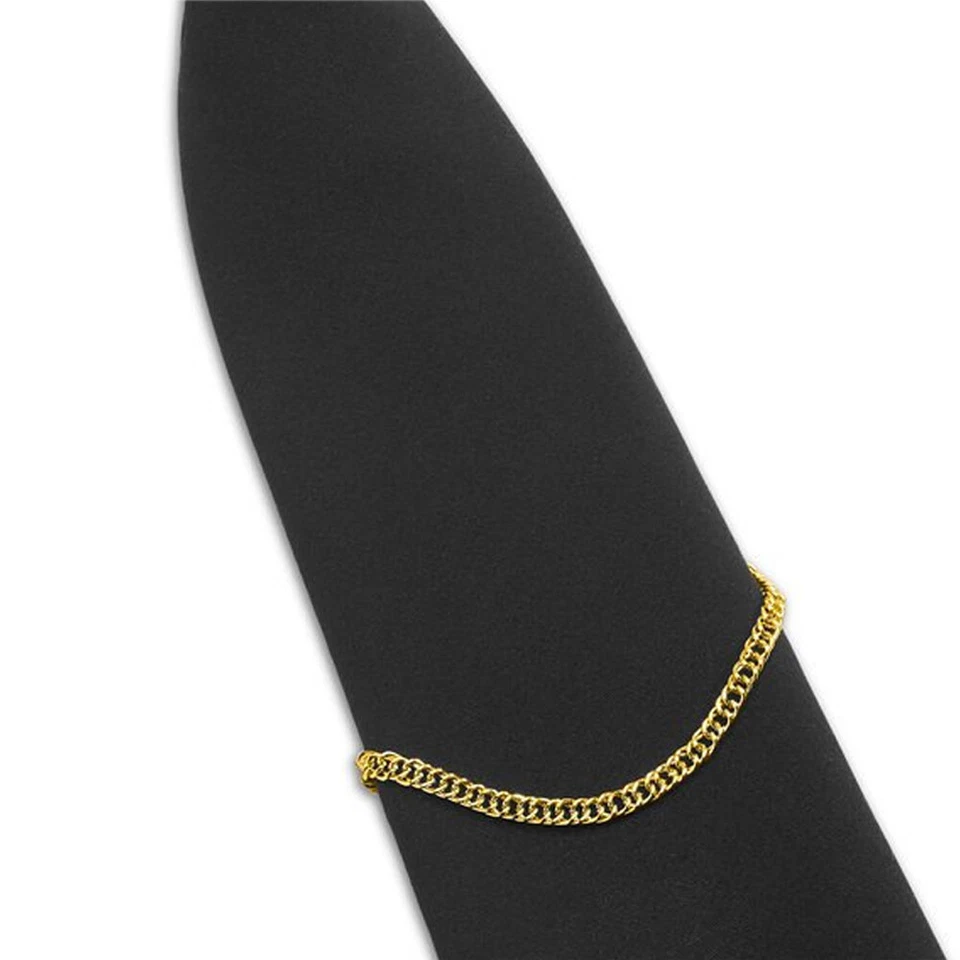 2 Packs Men Silver Gold Color Necktie Tie Chain Wedding Party Business Jewelry - Image 3 of 4