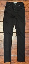 Reformation Women's Cory High  Skinny Button Fly Jeans Stretch Denim Jean 24x28