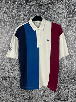 Men's Lacoste Sport Vintage 90s Polo Shirt Retro Size M Medium