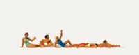 Preiser Merten Figurensatz 1:87 Badende Liegend Und Sitzend H0 0210954