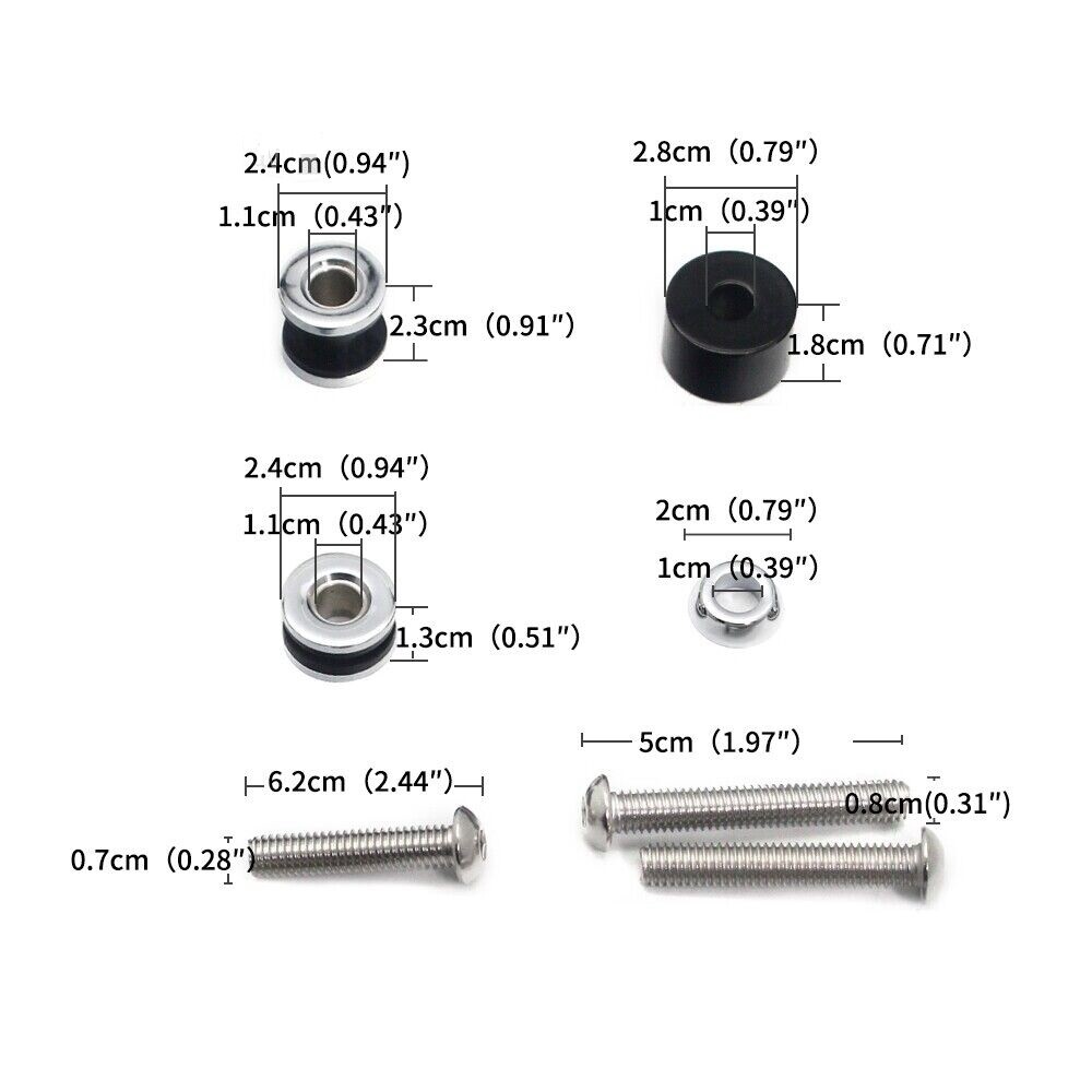 Detachable Sissy Bar Docking Hardware Kit For Harley Breakout CVO