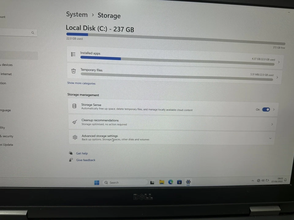Dell Laptop Latitude E5570 AMD Radeon R7 M360 256Gb 8GB RAM Sunken mouse clicker - Image 3 of 4
