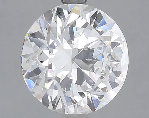 3.10 CT Round Cut Lab Grown Diamond For Engagement Ring - Video 1 of 1