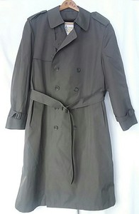 liner vtg trench fog removable breasted coat double london short