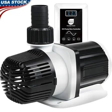 Silent DC Aquarium Pump 2377GPH 60W Sine Wave Controlled Water Circulation New