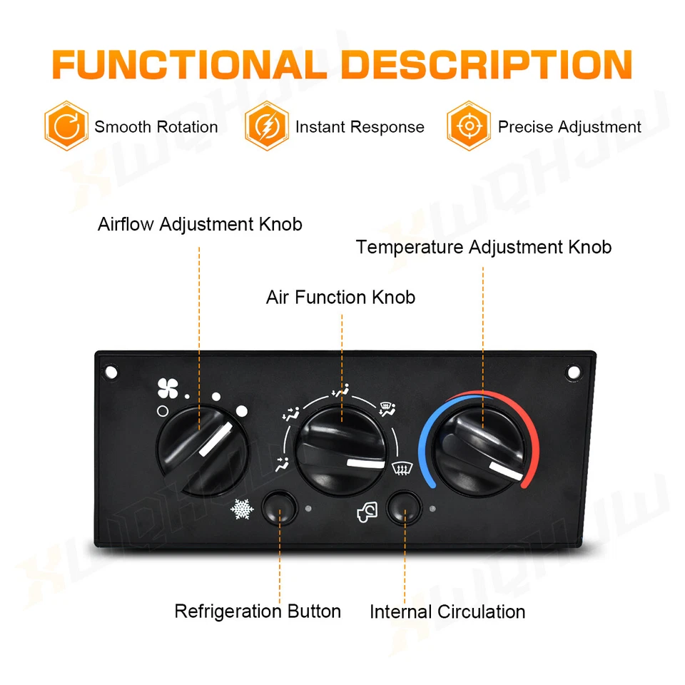 For 02+ Kenworth W900 T800 T600A Heavy Duty Climate Control Module 599-5511 - Image 2 of 4