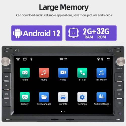 Android12 Car radio Navi GPS BT DAB 7" for VW GOLF4 PASSAT B5 T5 JETTA Polo MK4 - Picture 1 of 12