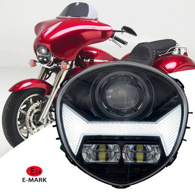 LED Headlight Dimmable Hi/Low DRL Assembly for Yamaha V STAR 1300 XVS 1300CT