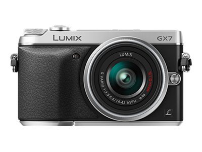 Panasonic LUMIX DMC−GX7C−K Panasonic LUMIX DMC-GX7K 16.0 MP Digital Camera - Silver +14-42mm