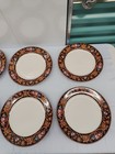 8 Vitromaster Abundance Fruits trim Dinner Plates Stoneware 10.5" Vintage — photo 3