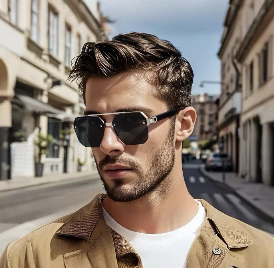 Black Sunglasses Mens Ladies Womens Retro Fashion Unisex Classic UV 400