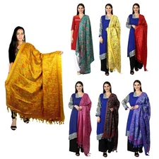 Way2Like Digital Printed Women Dupatta Scarf Chunni Stylob Neck Head Wrap Stole
