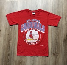 Vintage St Louis Cardinals MLB Nutmeg T-Shirt Men  s Medium Red Baseball