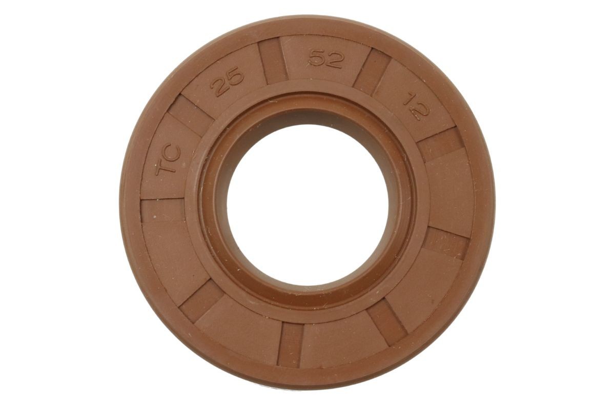 Oil seal 25x52x12 - FPM shaft seal with dust lip