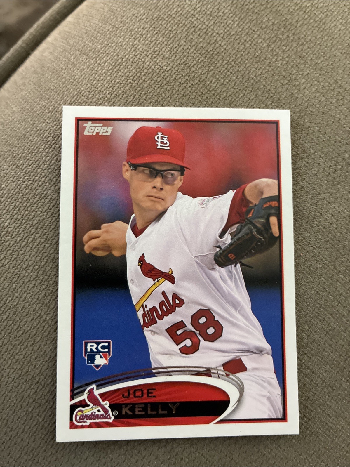 2012 Topps Update Series Joe Kelly #US242 (RC) St Louis Cardinals Rookie Card