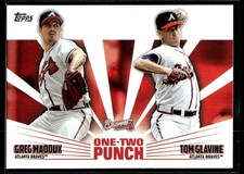 2023 Topps One-Two Punch Tom Glavine/Greg Maddux Atlanta Braves #12P-1