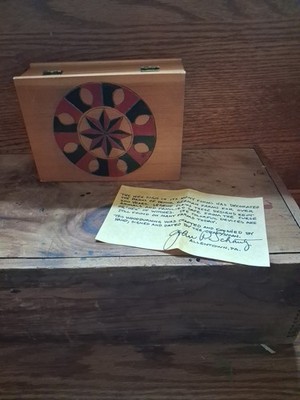 Handmade Box With A Hex Sign
