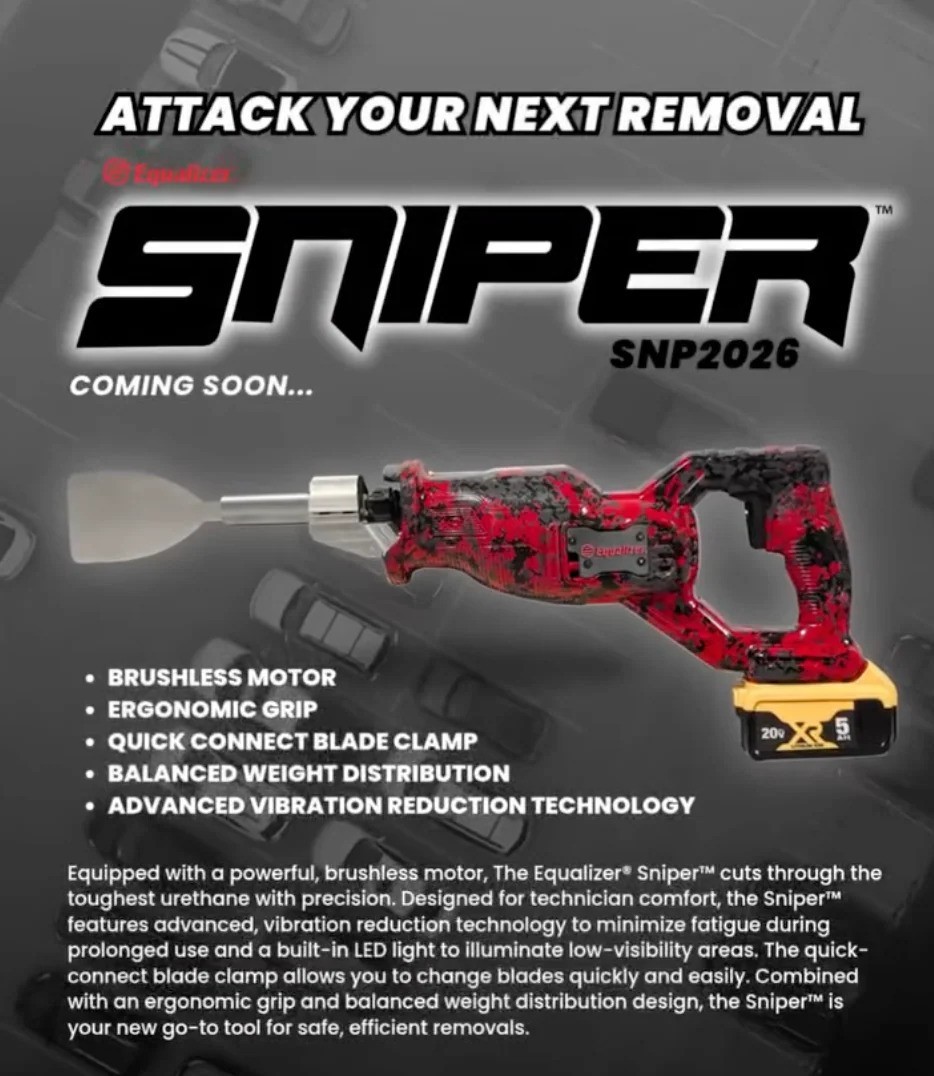 Equalizer Sniper Auto Glass Removal Tool Brushless Motor Cut-Out w/120V  Charger | eBay