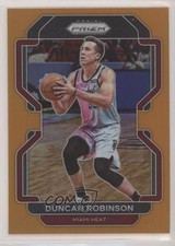 2021-22 Panini Prizm Orange Prizm 3/49 Duncan Robinson #81 00em