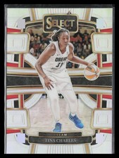2024 Panini Select WNBA #83 Tina Charles Prizms Silver