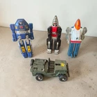 Lot of  Vintage 1980s Bandai Tonka Go-Bots Cop-Tur Screwhead Dive
