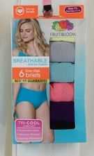 Fruit of the Loom 6 PACK Womens Breathable Underwear Assorted Colors Size L 7 