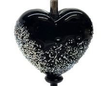 Heart Handmade Lampwork Glass Beads From Murano OOAK Tamara Yarilo Brand 1 Pcs