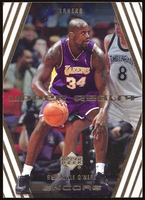 1999-00 Upper Deck Encore Upper Realm Shaquille O'Neal Insert Card #UR10