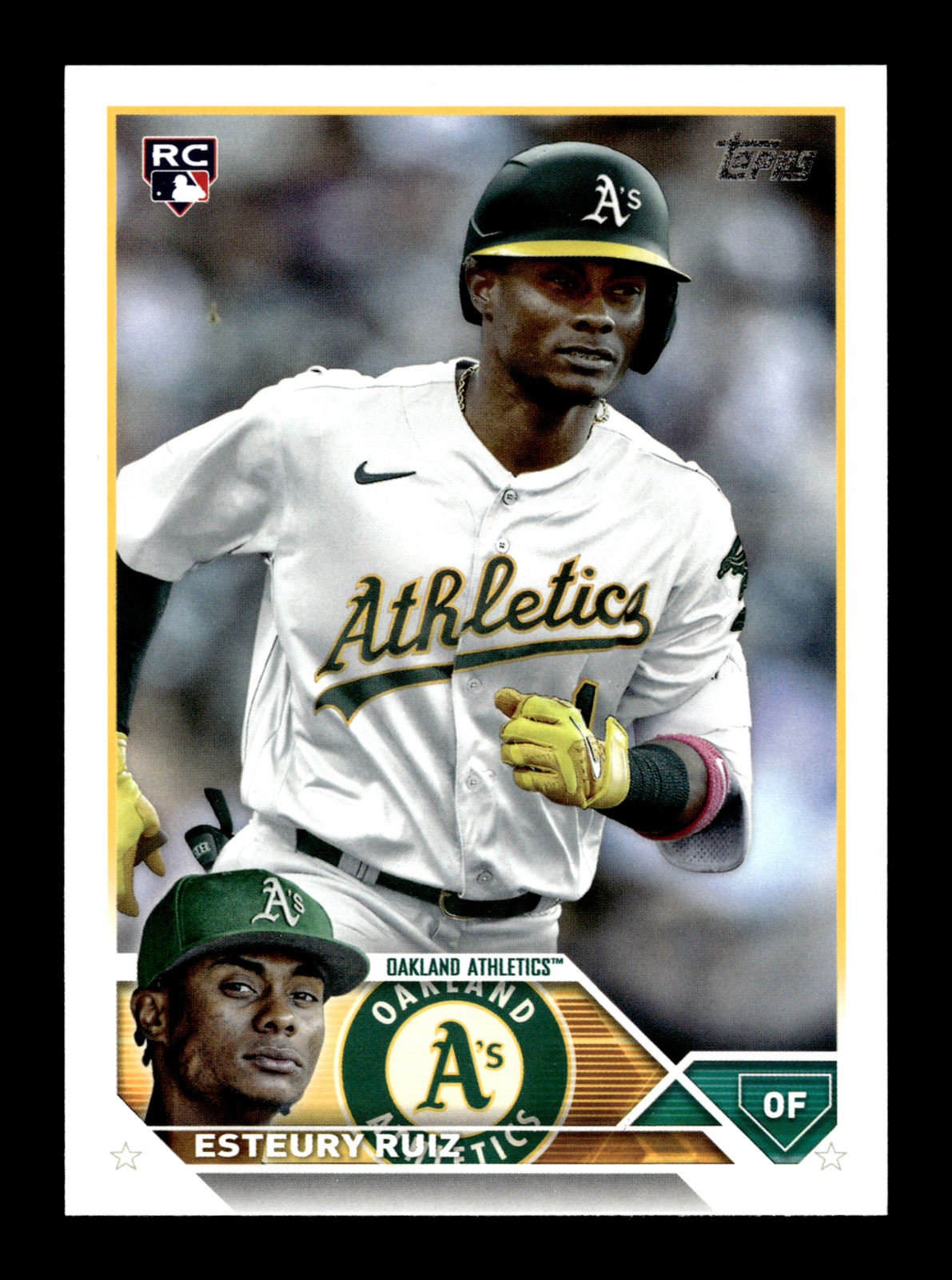 2023 Topps Series 2 #650 Esteury Ruiz - Oakland Athletics RC Baseball Card
