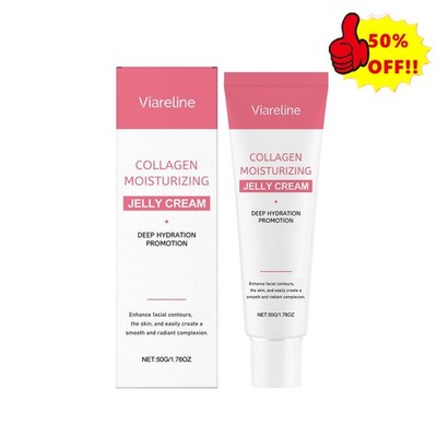 +Facial Moisturizing Cream, Collagen Moisturizing Jelly Cream Deep Hydration