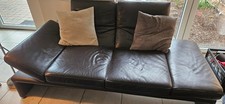 2 KOINOR Design-Ledersofas in braun - top gepflegt