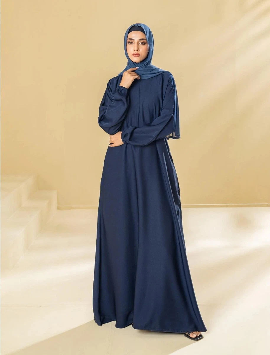 blue burqa dress Burquas Middle Eastern Clothing for Women for sale Machine Washable