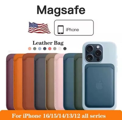 Neu MagSafe Leder Geldbörse mit Kartenfach für iPhone 16 Pro Max 15 14 13 12 UK