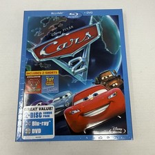 DISNEY / PIXAR - Cars 2 Blu-ray / DVD, 2011, 2 DISK SET, WITH SLIPCOVER 