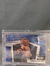 2022 Upper Deck Allure AEW #106 Hangman Adam Page Autographs Blue Line #/35