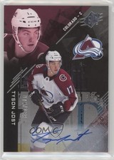 2017-18 SPx Rookies Tier 1 Auto 74/199 Tyson Jost #R-TJ Auto 3qn