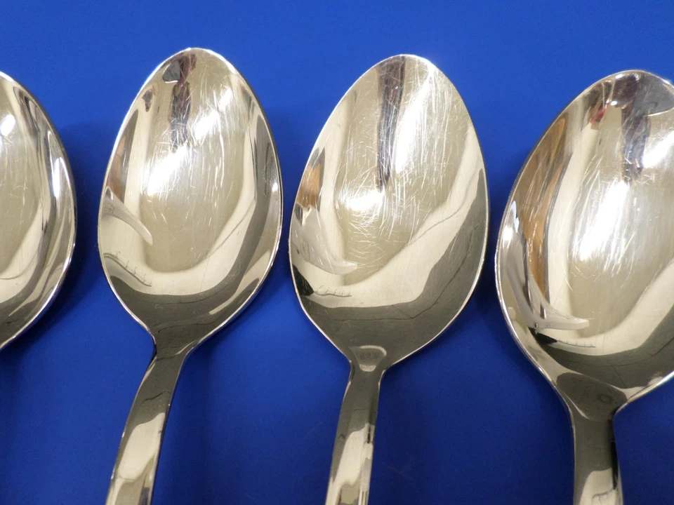 6 - Colheres de sopa Williams-Sonoma BASTILLE brilhante 18-10 aço inoxidável FRANÇA - Imagem 4 de 4